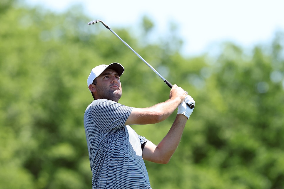 Scottie Scheffler used TaylorMade irons based off Tiger Woods